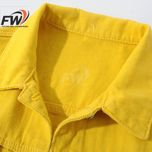 Chaqueta vaquera corta de marca personalizada para mujer, muy vendida / Chaquetas vaqueras transpirables informales de moda con logotipo personalizado para mujer en venta - Product Image 2