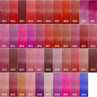 Gloss à lèvres velours mat longue tenue, haute pigmentation, végan, sans cruauté, minéral, hydratant, 43 couleurs, waterproof, non-collant, liquide, 5g