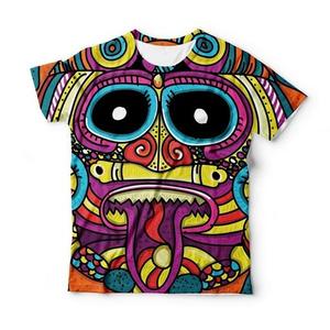 T-shirt noir pour homme avec imprimé mandala éléphant blanc, manches courtes, col rond, design décontracté, coupe régulière, motif imprimé numérique - Product Image 6