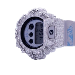 Iced Out Stainless Steel <b>Watch</b> <b>Case</b> Mod Kit Octagonal Streetwear Inspired Fashion Statement Timepiece Frame Upgrade Design - Product Image 2