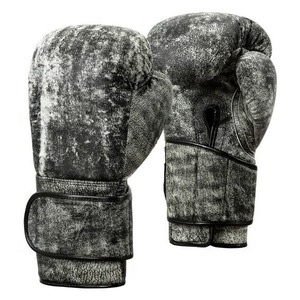 Faux Leather Boxing Training Gloves Full Finger Velcro Closure Adult Unisex for Boxing Practice - Product Image 4