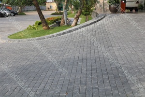 Bloque DE CARA dividida de cantera Suoi Lau de piedra cúbica de granito flameado de piedra caliza de grado arquitectónico para diseño de paisaje de Villa atemporal - Product Image 2