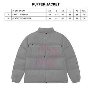 Chaqueta Acolchada Brillante - Negra, Chaqueta de Plumón para Hombre, Chaqueta de Plumón de Invierno con Logotipo Personalizado - Product Image 6