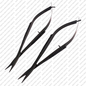 Tijeras Oftálmicas de Precisión Castroviejo, Curvas y Rectas, Instrumento de Corte Oftálmico de Acero Inoxidable, Herramienta de Microcirugía con Certificación CE - Product Image 2