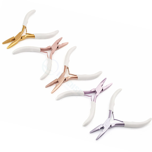 Pinzas Premium INTENSE SURGICAL para Remoción e Instalación de Extensiones de Cabello, Ligeras, Reutilizables, de Acero Inoxidable de Alta Calidad, Color Dorado - Product Image 4