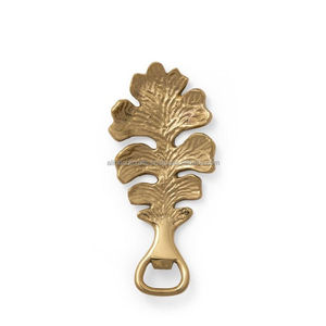 Golden Feather Shape Ultra-Slim <b>Wallet</b> Credit Card Bottle Opener - Flat Pocket-Size Cap Remover Tool for Retail Chains - Product Image 5