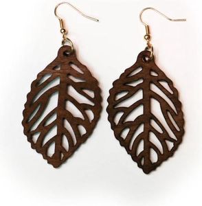 ต่างหูไม้รักษ์โลกพร้อมโลโก้สั่งทำ ลายเทวดาและรัก-ผู้ผลิตขายส่ง ของขวัญสำหรับผู้หญิง งานปาร์ตี้ งานแต่งงาน ราคาดีที่สุด - Product Image 4