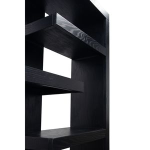 Estantería de 80 pulgadas de alto Laurel Canyon con acabado de clavo No se requiere montaje Estanterías elegantes - Product Image 5