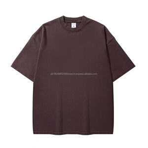 T-shirt surdimensionné 320G pour homme, vêtements vintage pour homme, lavage vintage, épaules tombantes, t-shirts pour homme, t-shirt en coton lourd et ample - Product Image 3