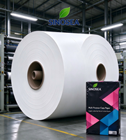 Papier A4 Sinosea GE-A4-01 70-80GSM en pâte de bois vierge, 500 feuilles/rame, 5 rames/boîte, compatible jet d'encre, usage industriel, Zhejiang