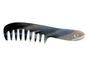 Peine de Cuerno de Vaca Natural Ecológico Hecho a Mano, Dientes Anchos, Antiestático, Cepillo para Masaje Capilar, Diseño Moderno, Regalo Empresarial, Decoración del Hogar - Product Image 6