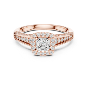 Anillo de Aniversario Solitario con Diamante Cultivado en Laboratorio, Redondo, en Oro Amarillo de 14K |   Diamante Cultivado Nuevo - Product Image 3