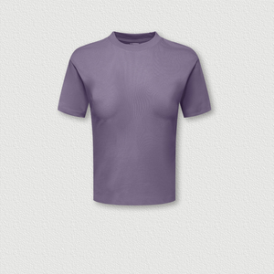 Women's for Crew Neck Crop <b>Top</b> Full Sleeve Regular Jersey 100% Cotton Casual T-Shirt Eco-Friendly Spring Summer Breathable - Product Image 1