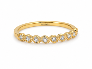Bague de fiançailles classique en or jaune pour femme avec diamant taille brillant rond - Product Image 2