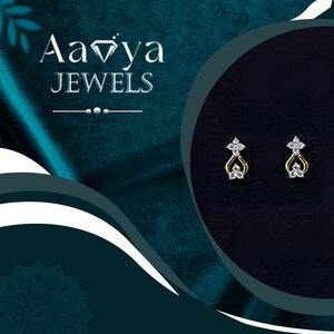 ต่างหูเพชรสร้างในห้องปฏิบัติการเซเลสเต้สำหรับผู้หญิง ทอง 14K ได้รับการรับรอง เครื่องประดับงานแต่งงานสุดหรู งานฝีมือชั้นเยี่ยม - Product Image 4