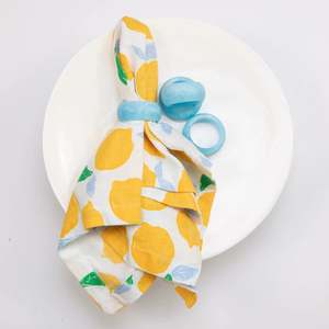 Nouvel anneau de serviette en résine, tendance actuelle, pour la décoration de table, pour anniversaire de mariage, pour Noël, durable - Product Image 2