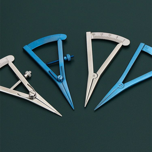 Pied à coulisse manuel Castroviejo 0-20 mm en acier inoxydable, instrument chirurgical pour microchirurgie - Product Image 5