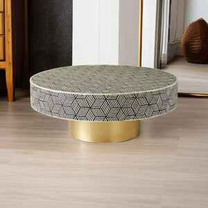 Colección de Mesas de Centro con Incrustaciones de Hueso de Diseño Moderno Hechas a Mano: El Corazón de tu Sala de Estar, Muebles para el Hogar, Taburetes y Mesas Auxiliares - Product Image 1