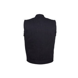 Gilet de moto en textile robuste imprimé noir, résistant à l'abrasion, en Cordura, pour les motards longue distance - Product Image 2