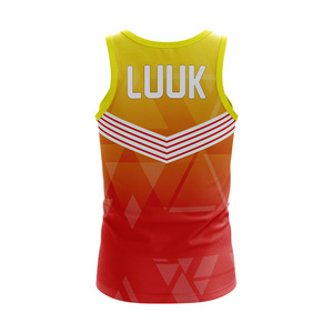 Camiseta sin Mangas LUUK International para Hombre, Casual, 100% Algodón, Cuello Redondo, Logotipo Personalizado en la Parte Delantera, Secado Rápido, Impresión por Transferencia de Calor, Tela Premium - Product Image 5