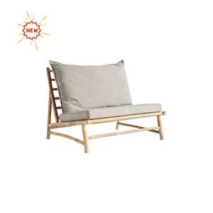 Juego de comedor moderno ecológico de bambú, mesa y silla de color natural para decoración de Exteriores, hogar y jardín, uso en eventos - Product Image 6