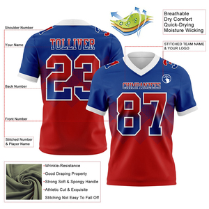 Camiseta de Fútbol Negra con Malla Naranja y Blanca, Diseño Degradado Auténtico, Ropa Deportiva Transpirable de Alta Calidad - Product Image 2