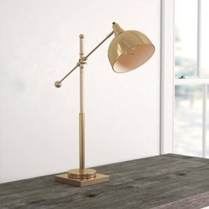 Lámpara de Mesa Decorativa de Latón Grabado con Pantalla de Tambor, Pieza de Iluminación Interior de Estilo Real - Product Image 4