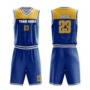 ชุดบาสเก็ตบอลแบบสองด้านผ้าโพลีเอสเตอร์ตาข่ายคุณภาพสูง พร้อมรองเท้าบาสเก็ตบอล - Product Image 2