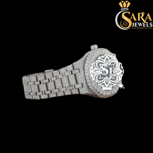 Reloj de Lujo Más Vendido, Completamente Cubierto de Diamantes, Reloj de Acero Inoxidable Brillante para Hombre Disponible al Mejor Precio - Product Image 2