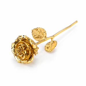 Rosa Natural Bañada en Oro de 24k con Caja de Regalo de Lujo, Rosa Dorada Hecha a Mano, Regalo Premium para Aniversario y Día de San Valentín para Ella - Product Image 1