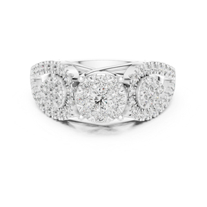 Anillo de Uso Diario de Oro Amarillo de 14K con Diamante Cultivado en Laboratorio para Mujer |   Diamante Cultivado Nuevo - Product Image 5