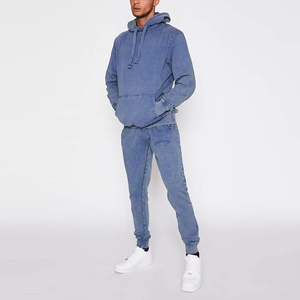 เสื้อฮู้ดดี้ผู้ชายทรงหลวมสไตล์ใหม่ล่าสุดสั่งทำพิเศษแบบฟอกสี _ เสื้อฮู้ดดี้ผู้ชายสีพื้นเรียบง่ายทันสมัยไซส์ใหญ่แบบฟอกสี - Product Image 6