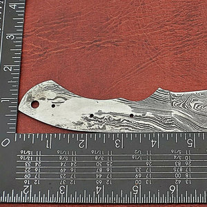 Handmade Damascus Steel Blank <b>Blade</b> <b>Craft</b> Blank for Custom Making DIY Projects Handle Assembly Workshop Applications - Product Image 5