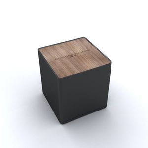 Modern Minimalist <b>Wooden</b> Cremation Urn for Human Ashes Matte Metal <b>Memorial</b> Urn with Walnut Wood Lid Adult Large Funeral Casket - Product Image 1