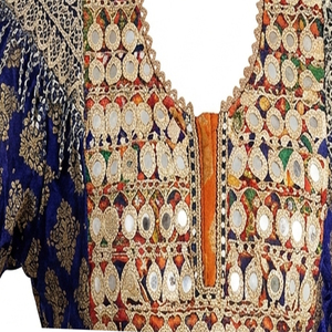 Premium Quality Afghan Heavyweight Kuchi Vibrant Floor Length Embroidered Afghan <b>Clothes</b> Afghan Kuchi <b>Handmade</b> Dresses - Product Image 5