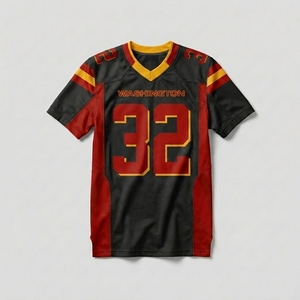 Wholesale American Football Uniform Custom Jersey <b>Blank</b> High Quality Anti-Bacterial Sportswear Short Sleeve Sublimation Front - Product Image 3