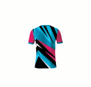 Jersey de Manga Corta con Logotipo Frontal Estampado por Sublimación Premium, 100% Poliéster, Uniforme de Equipo Personalizado, Servicio OEM - Product Image 2