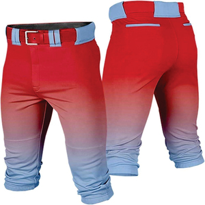Custom Sublimation Printed Baseball <b>Pants</b> Durable Lightweight 100% Polyester Eco-Friendly Breathable Quick-Dry Team Sportswear - Product Image 1