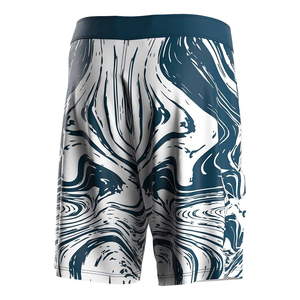 Pantalones Cortos Deportivos de Doble Capa para Hombre, Transpirables, de Secado Rápido, Impermeables, Casuales, para Playa, con Cintura Elástica Alta - Product Image 3