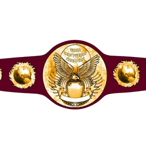 Cinturón de Campeón Mundial de Boxeo con Emblema Dorado, Cinturón de Título de Cuero Personalizable de Primera Calidad para Coleccionistas - Product Image 3