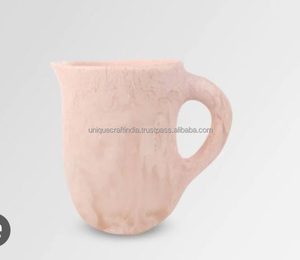 Pichets en résine modernes 2025, faits à la main, écologiques, capacité 200 ml, mugs abstraits classiques pour usage domestique - Product Image 3