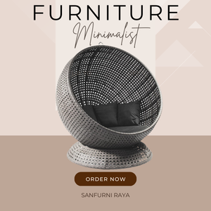 Silla de ocio de ratán redonda silla de jardín muebles de exterior directo de fábrica al mejor precio Buena Fabricación - Product Image 2