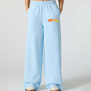 กางเกงวอร์มขาบานทรงหลวมสำหรับผู้หญิง รุ่นใหม่สำหรับฤดูหนาว มีกระเป๋าข้าง คุณภาพพรีเมียม ทรงขาบานแบบวินเทจ พร้อมเชือกผูกเอว - Product Image 4