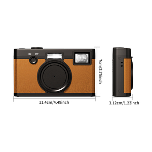 Appareil photo numérique CMOS rétro sans écran 8MP avec flash Xénon, 8 modes de filtre, appareil photo vintage pour le camping, les fêtes, les voyages, cadeau de Noël - Product Image 5