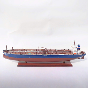 SEAKING (Buque Tanque de Petróleo Crudo) - Maqueta de Madera Artesanal de Buque de Carga, Autoportante para Decoración del Hogar y Regalo de Envío Global - Product Image 1
