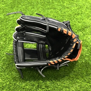 Custom Logo Leather <b>Baseball</b> <b>Gloves</b> Waterproof & Insulated Left-Handed Right-Throw Infield Use Hook and Loop Closure - Product Image 3