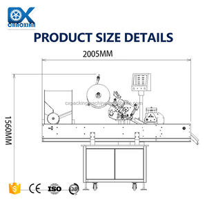 גלגול בושם ענבר על שמן אתרי פלסטיק שקוף צינור זכוכית אוטומטית מכונת תיוג - Product Image 4