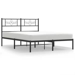 Base de Cama Rectangular de Metal con Cabecera, Muebles para el Hogar Duraderos y Elegantes - Product Image 2