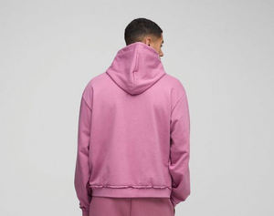 Sweat-shirts et sweats à capuche 100 % coton pour hommes, en molleton délavé, coupe oversize à épaules tombantes, style décontracté - Product Image 2