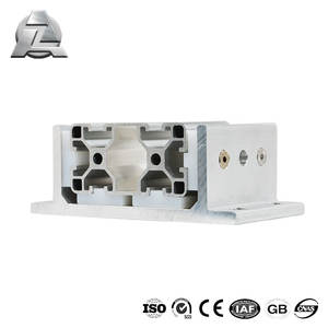 Roulement linéaire en alliage d'aluminium court à double bride prêt à l'emploi avec trou de frein, entretoises, vis et cales - Product Image 2